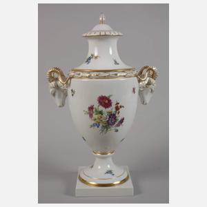 Fürstenberg große Deckelvase