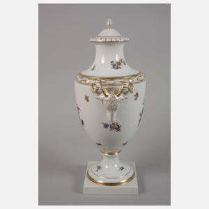 Fürstenberg große Deckelvase