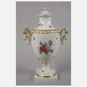 Fürstenberg große Deckelvase