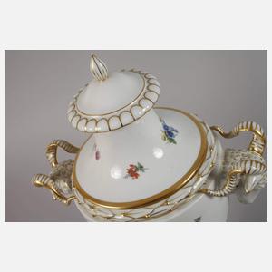 Fürstenberg große Deckelvase