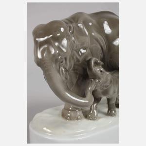 Hutschenreuther "Elefantengruppe"