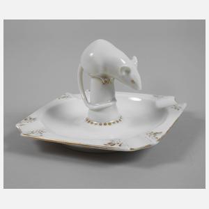 Hutschenreuther "Aschenschale mit Maus"