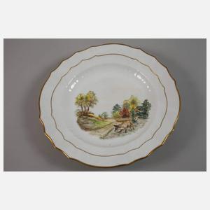 Kopenhagen Paar Speiseteller im Fauna-Danica-Stil