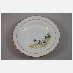 Kopenhagen Paar Speiseteller im Fauna-Danica-Stil