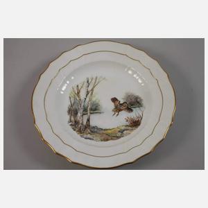 Kopenhagen Paar Speiseteller im Fauna-Danica-Stil