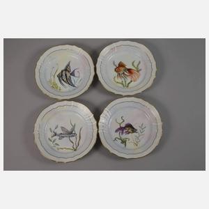 Kopenhagen 16 Fischteller im Fauna-Danica-Stil