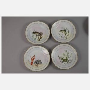 Kopenhagen 16 Fischteller im Fauna-Danica-Stil