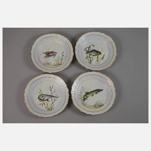 Kopenhagen 16 Fischteller im Fauna-Danica-Stil