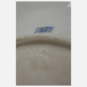 Kopenhagen Servierplatte "Sächsische Blume"