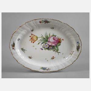 Kopenhagen Servierplatte "Sächsische Blume"