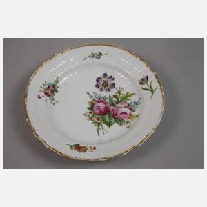 Kopenhagen Tellerset "Sächsische Blume"