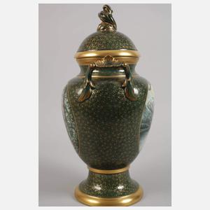 Kopenhagen Deckelvase "Romeo und Julia"