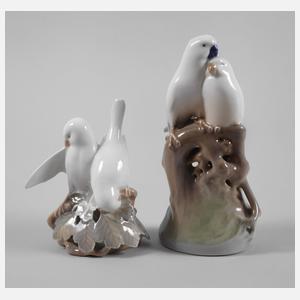 Kopenhagen zwei Vogelpaare