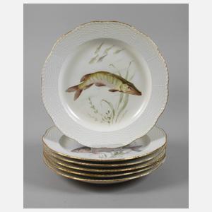 KPM Berlin sechs Fischteller