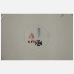 KPM Berlin sechs Suppenteller Weichmalerei