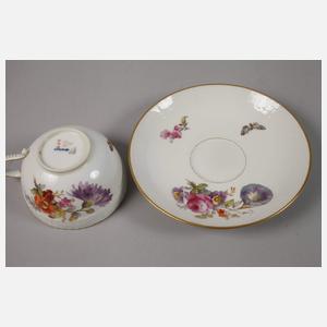 KPM Berlin Paar Tassen Weichmalerei