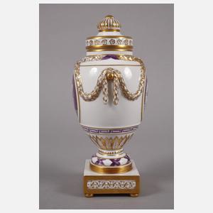 KPM Berlin Deckelvase mit mythologischer Szene