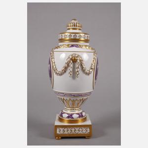 KPM Berlin Deckelvase mit mythologischer Szene