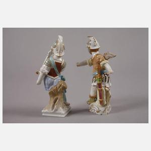 KPM Berlin Paar verkleidete Putten