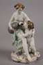 KPM Berlin Bacchantin mit Weinschlauch und Knabe