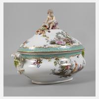 Meissen Deckelterrine Figurenmalerei111