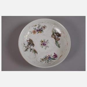 Meissen Teetasse mit Untertasse Vogelmalerei