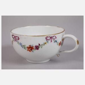 Meissen Teetasse Vogeldekor