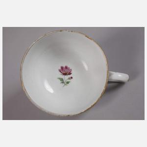 Meissen Teetasse Vogeldekor
