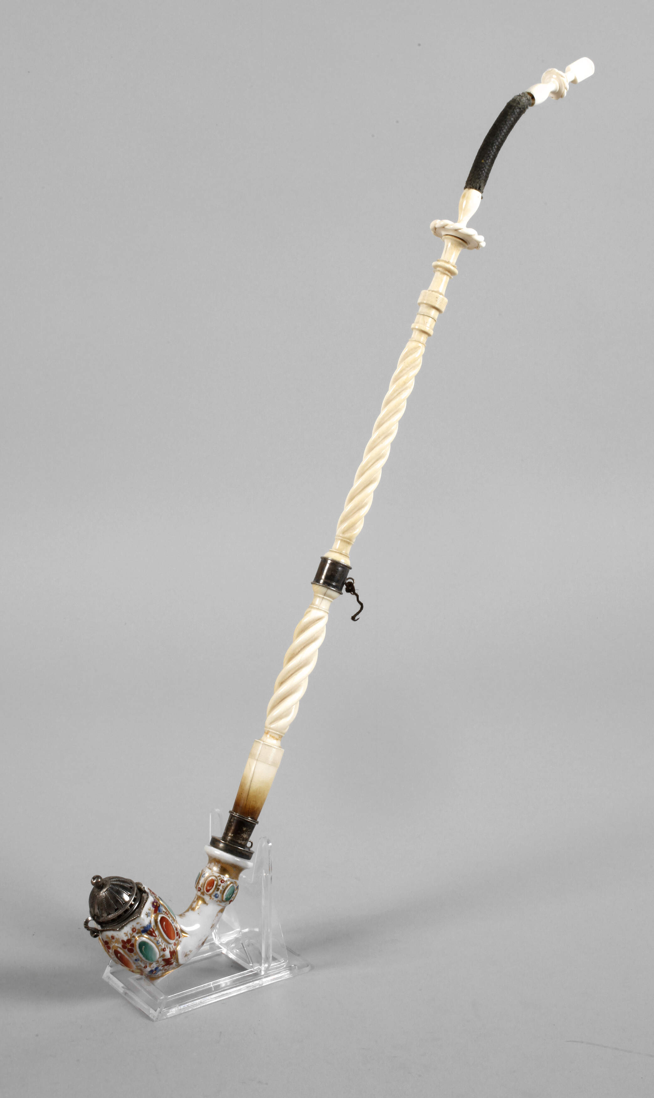 Meissen Pfeifenkopf "Pressglasmuster"