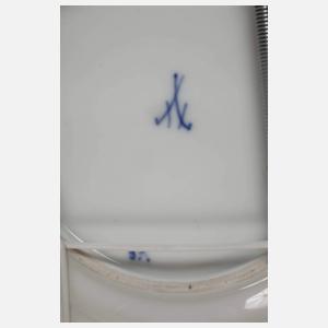 Meissen zwei kleine Ansichtenteller