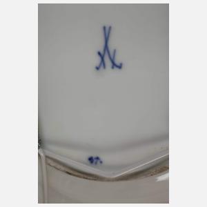 Meissen zwei kleine Ansichtenteller