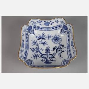 Meissen Carré-Schale "Zwiebelmuster"