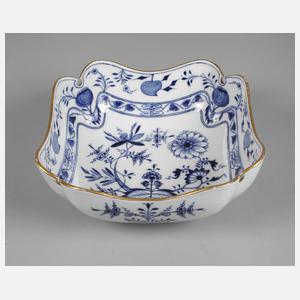 Meissen Carré-Schale "Zwiebelmuster"