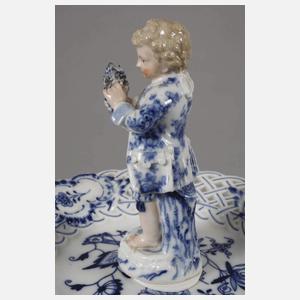 Meissen Tafelaufsatz und Platte "Zwiebelmuster"