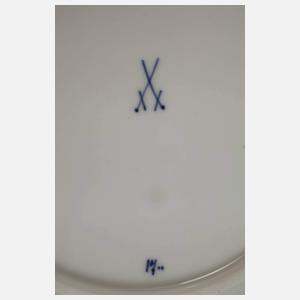 Meissen sechs Speiseteller "Zwiebelmuster"