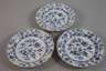 Meissen sechs Speiseteller "Zwiebelmuster"