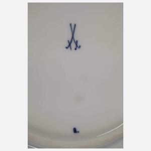 Meissen sechs Speiseteller "Zwiebelmuster"