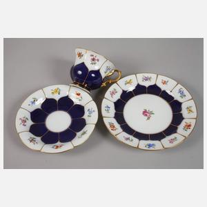 Meissen Prunkgedeck "B-Form"
