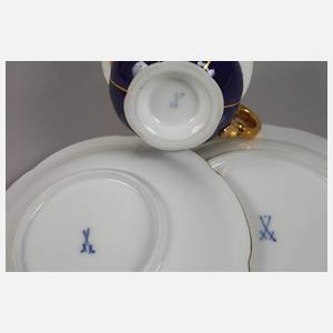 Meissen Prunkgedeck "B-Form"