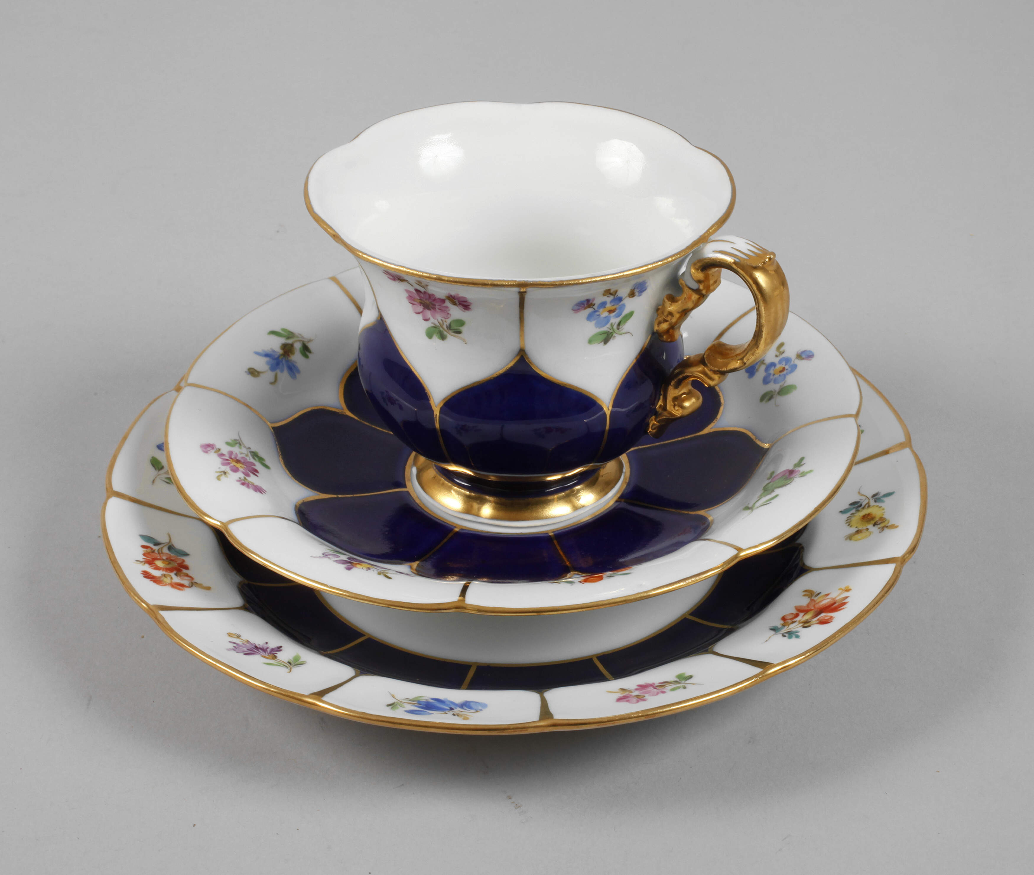 Meissen Prunkgedeck "B-Form"