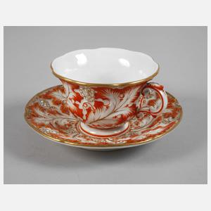 Meissen Prunktasse "Stechpalme"