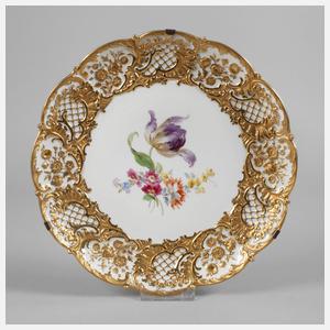 Meissen Prunkteller "Blumenbukett"