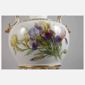 Meissen große prunkvolle "Henkelvase"
