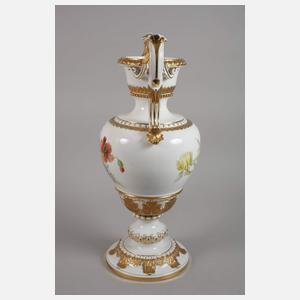 Meissen große prunkvolle "Henkelvase"