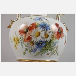 Meissen große prunkvolle "Henkelvase"