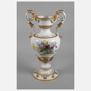 Meissen große prunkvolle "Henkelvase"