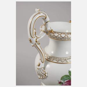 Meissen Prunkvase "Rote Rose"