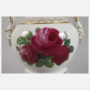 Meissen Prunkvase "Rote Rose"