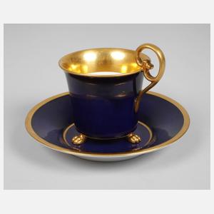 Meissen Sammeltasse mit Untertasse