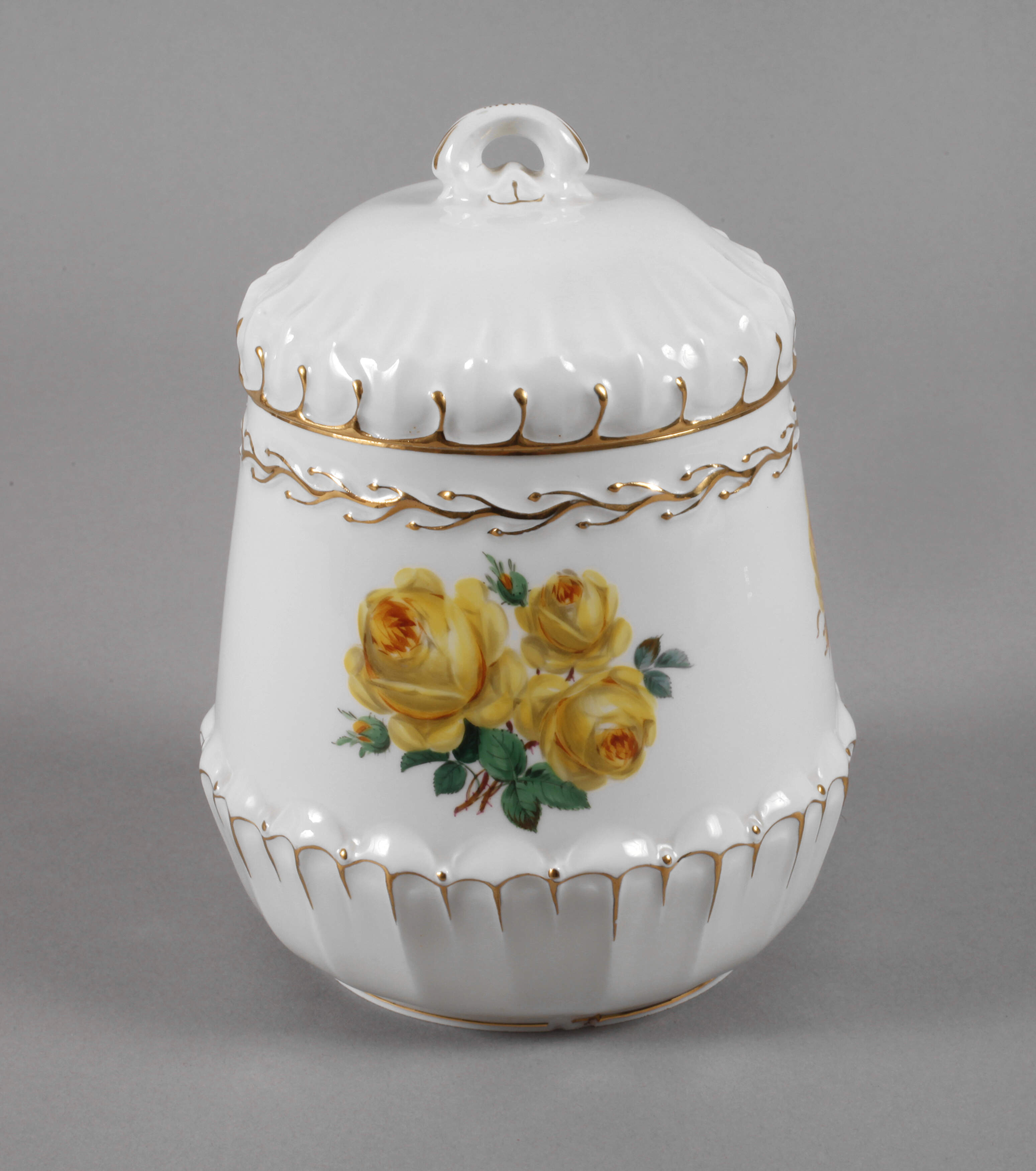 Meissen Bonbonniere "Gelbe Rose"